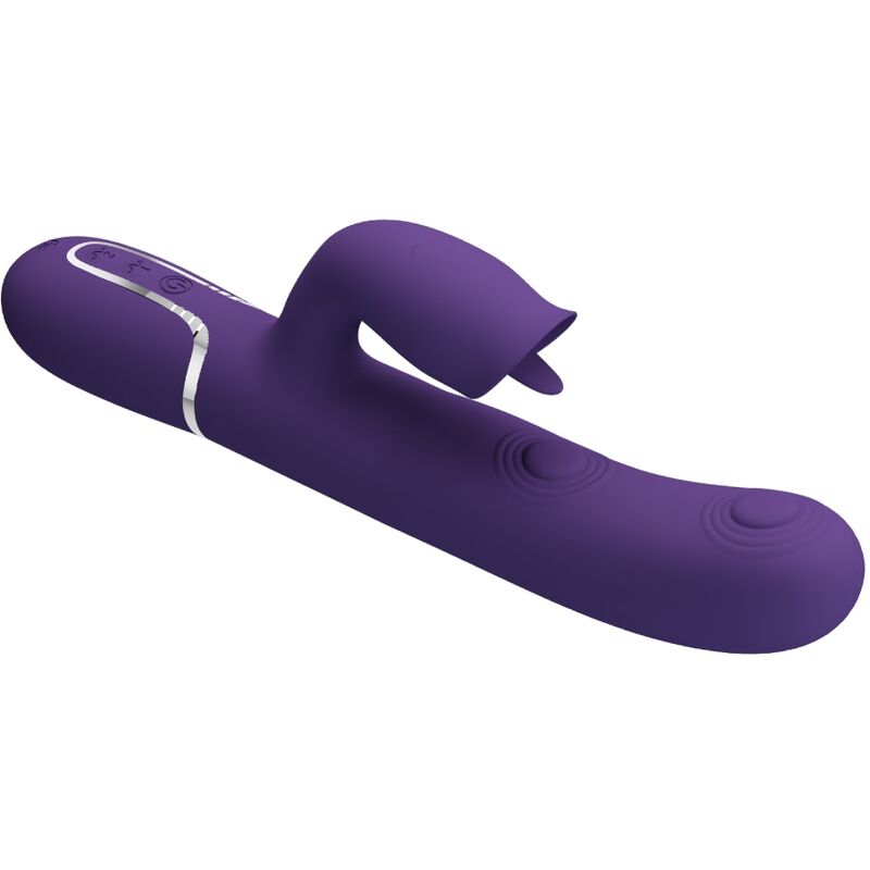 PRETTY LOVE - RABBIT VIBRATOR WITH VIOLET TO LICK