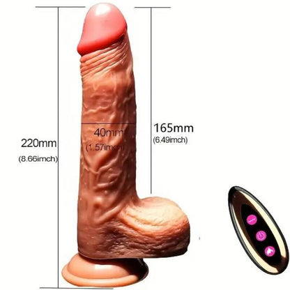 ARMONY - REALISTIC DILDO VIBRATOR REMOTE CONTROL 22.5 CM