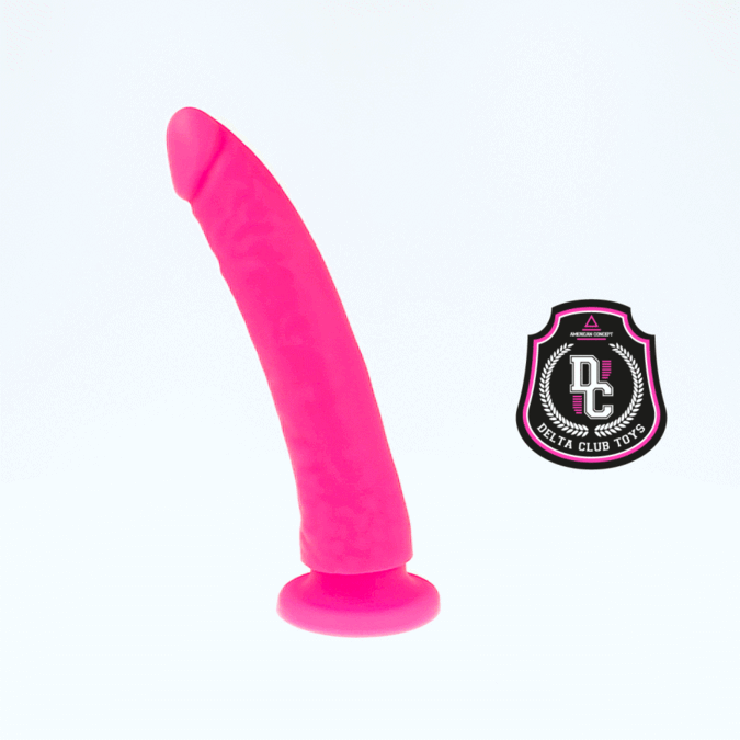 DELTA CLUB - TOYS DILDO MEDICO ROSA IN SILICONE 17 CM -O- 3 CM - DELTACLUB | Lingerie Harness Boutique
