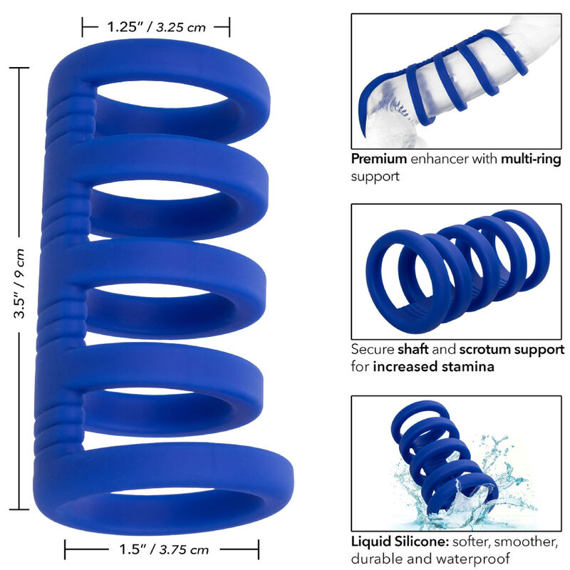 CALEXOTICS - ADMIRAL GABBIA XTREME BLU - CALEXOTICS | Lingerie Harness Boutique