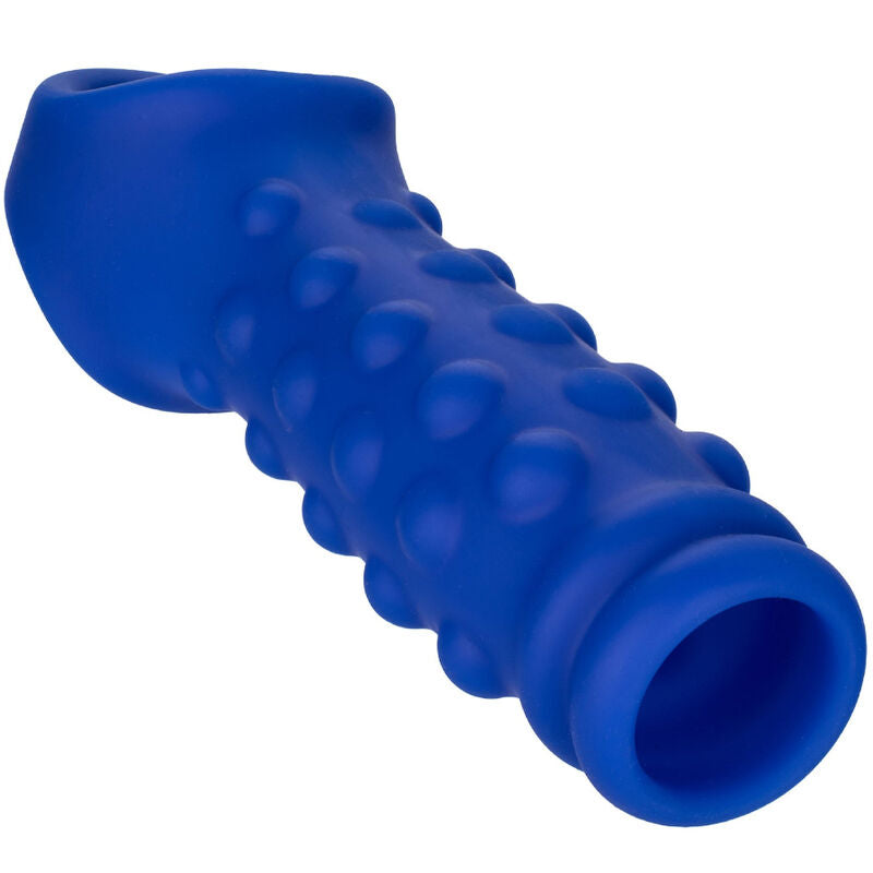 CALEXOTICS - ADMIRAL COPERTURA PER PENE CON PERLINE IN SILICONE LIQUIDO BLU - CALEXOTICS | Lingerie Harness Boutique