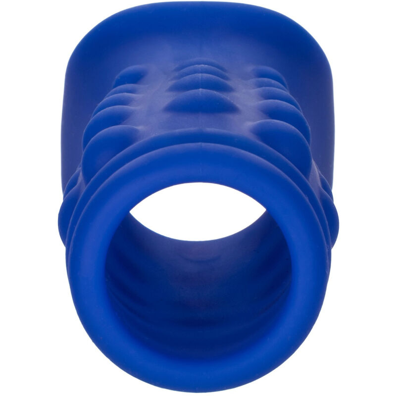 CALEXOTICS - ADMIRAL COPERTURA PER PENE CON PERLINE IN SILICONE LIQUIDO BLU - CALEXOTICS | Lingerie Harness Boutique