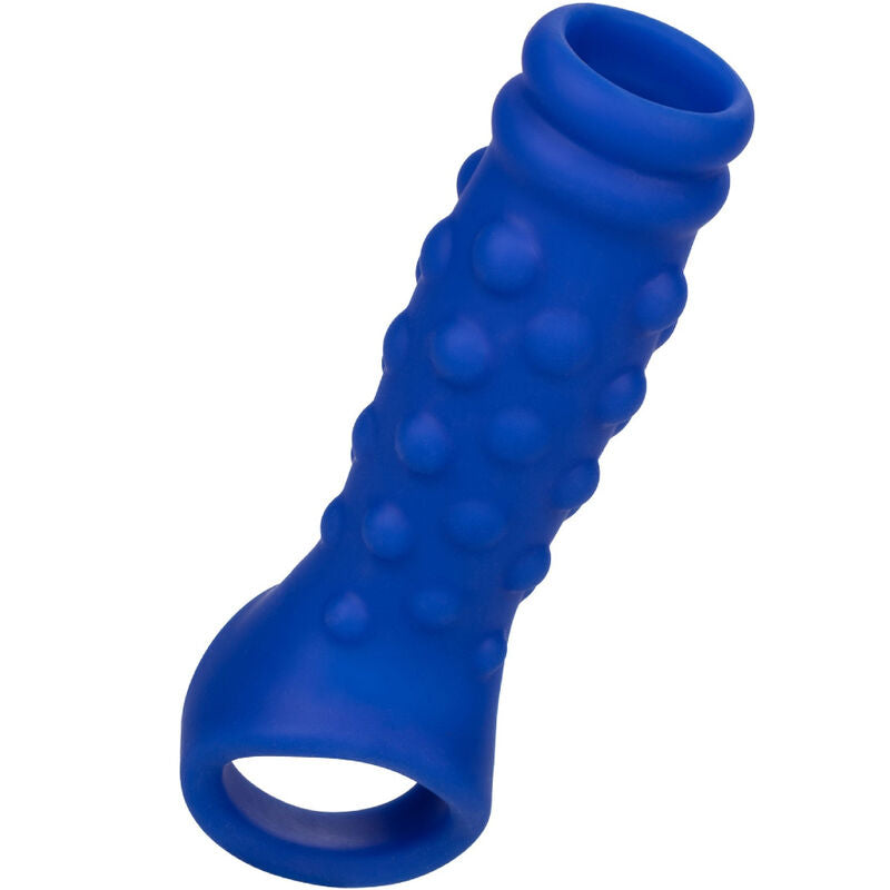 CALEXOTICS - ADMIRAL COPERTURA PER PENE CON PERLINE IN SILICONE LIQUIDO BLU - CALEXOTICS | Lingerie Harness Boutique