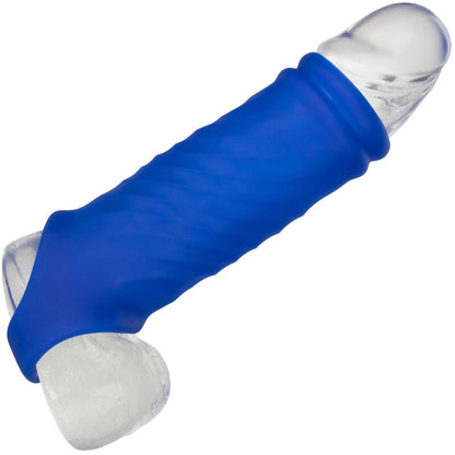 CALEXOTICS - ADMIRAL COPERTURA PER PENE WAVE IN SILICONE LIQUIDO BLU - CALEXOTICS | Lingerie Harness Boutique