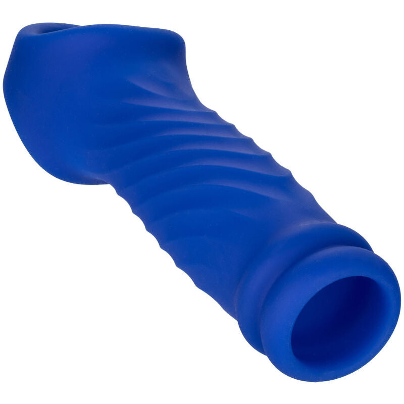 CALEXOTICS - ADMIRAL COPERTURA PER PENE WAVE IN SILICONE LIQUIDO BLU - CALEXOTICS | Lingerie Harness Boutique