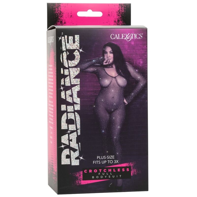 CALEXOTICS - RADIANCE BODY INTERO SENZA CAVALLETTO RHINE TAGLIA PLUS - CALEXOTICS | Lingerie Harness Boutique