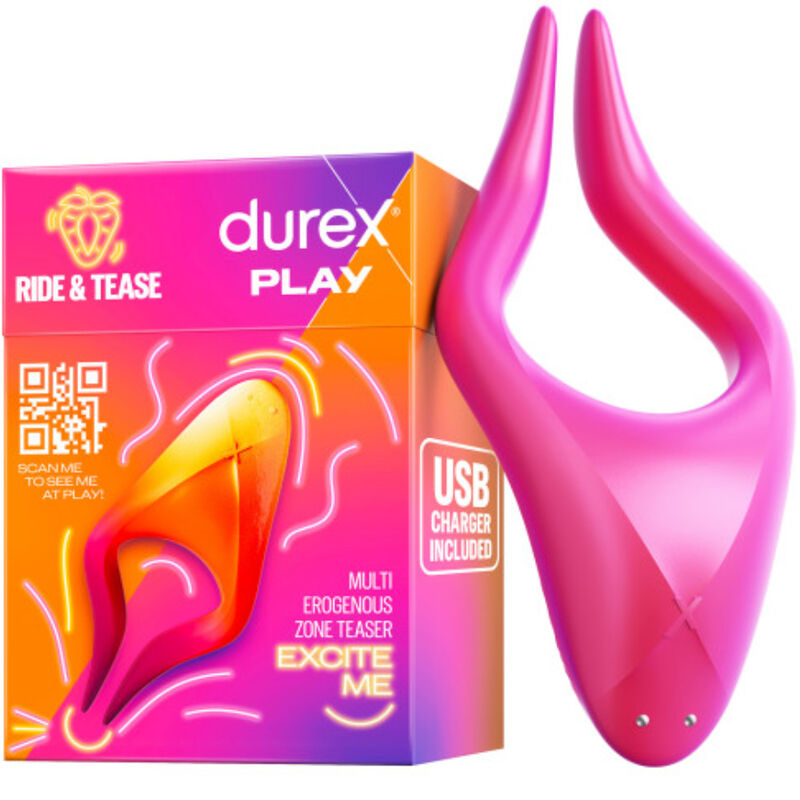 DUREX - GIOCATTOLO MULTISTIMOLATORE RIDE & TEASE - DUREX TOYS | Lingerie Harness Boutique