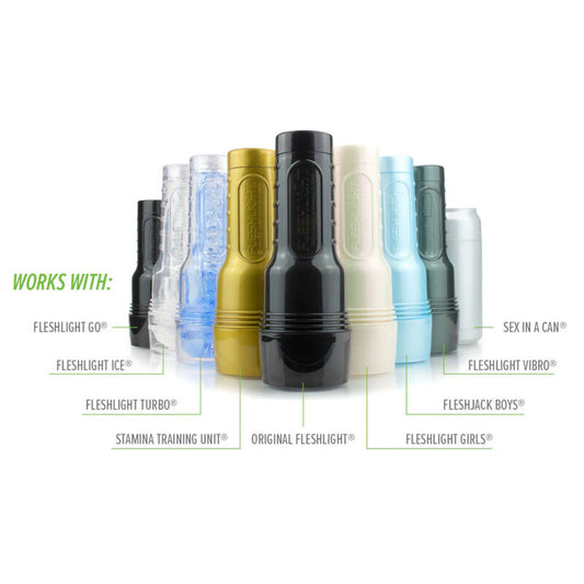 FLESHLIGHT - TURBO THRUST BLUE ICE + LANCIO UNIVERSALE + LUBRIFICANTE DI QUALITÀ AQUA 50 ML - FLESHLIGHT | Lingerie Harness Boutique