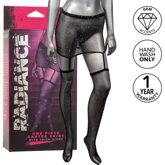 CALEXOTICS - RADIANCE AUTOREGOLENTI CON GONNA GIACCA - CALEXOTICS | Lingerie Harness Boutique