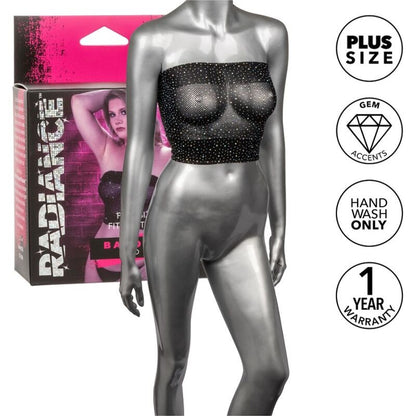 CALEXOTICS - RADIANCE BANDEAU TOP RHINE PLUS TAGLIA - CALEXOTICS | Lingerie Harness Boutique