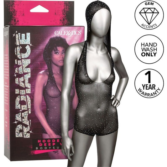 CALEXOTICS - RADIANCE BODY A V PROFONDO CON CAPPUCCIO - CALEXOTICS | Lingerie Harness Boutique