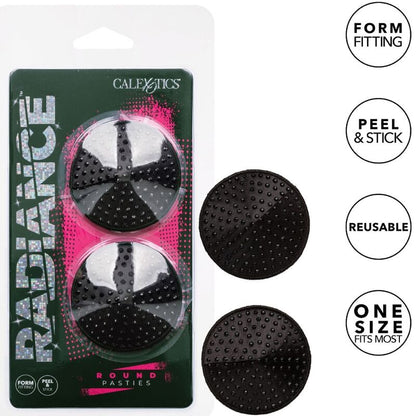 CALEXOTICS - RADIANCE NIPPLE COVERS ROUND SHAPE JEWEL