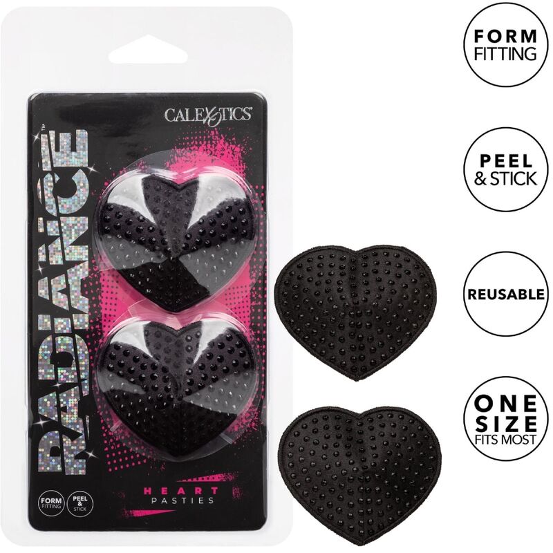CALEXOTICS - RADIANCE PROTEGGI CAPEZZOLI GIOIELLO A FORMA DI CUORE - CALEXOTICS | Lingerie Harness Boutique