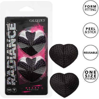 CALEXOTICS - RADIANCE PROTEGGI CAPEZZOLI GIOIELLO A FORMA DI CUORE - CALEXOTICS | Lingerie Harness Boutique