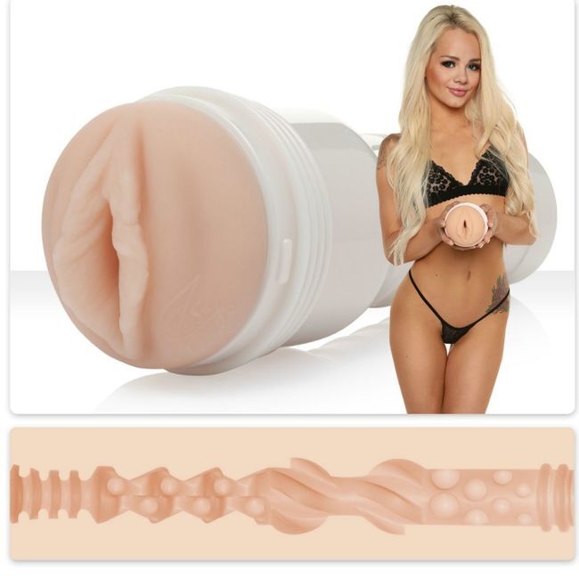 FLESHLIGHT - ELSA JEAN VAGINA TASTY + LANCIO UNIVERSALE + LUBRIFICANTE AQUA QUALITÀ 50 ML - FLESHLIGHT GIRLS | Lingerie Harness Boutique