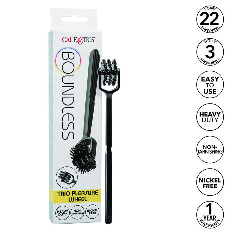 CALEXOTICS - BOUNDLESS RUOTA DEL PIACERE TRIO - CALEXOTICS | Lingerie Harness Boutique