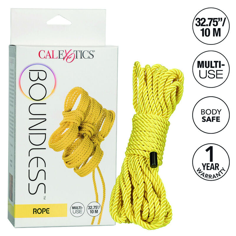 CALEXOTICS - BOUNDLESS CORDA 10M GIALLA - CALEXOTICS | Lingerie Harness Boutique
