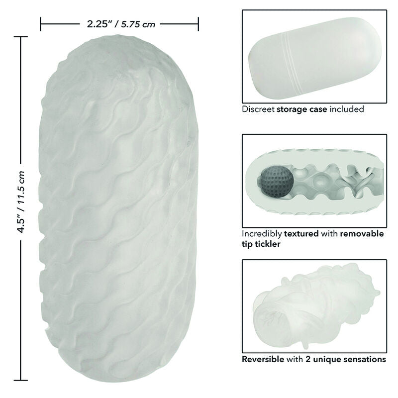 CALEXOTICS - BOUNDLESS SFERA SQUISHY REVERSIBILE GIALLA