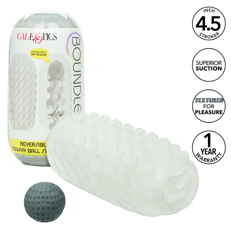 CALEXOTICS - BOUNDLESS SFERA SQUISHY REVERSIBILE GIALLA - CALEXOTICS | Lingerie Harness Boutique