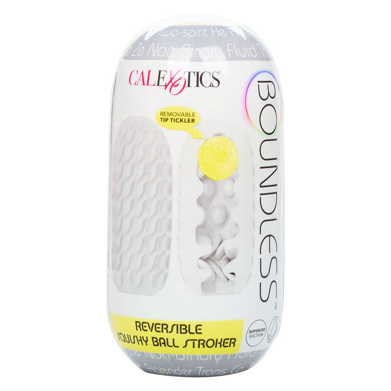 CALEXOTICS - BOUNDLESS SFERA SQUISHY REVERSIBILE GRIGIA - CALEXOTICS | Lingerie Harness Boutique