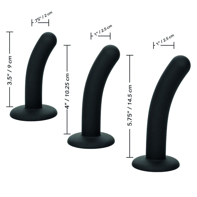 CALEXOTICS - BOUNDLESS KIT DI PEGGING PER CURVE IN SILICONE - CALEXOTICS | Lingerie Harness Boutique