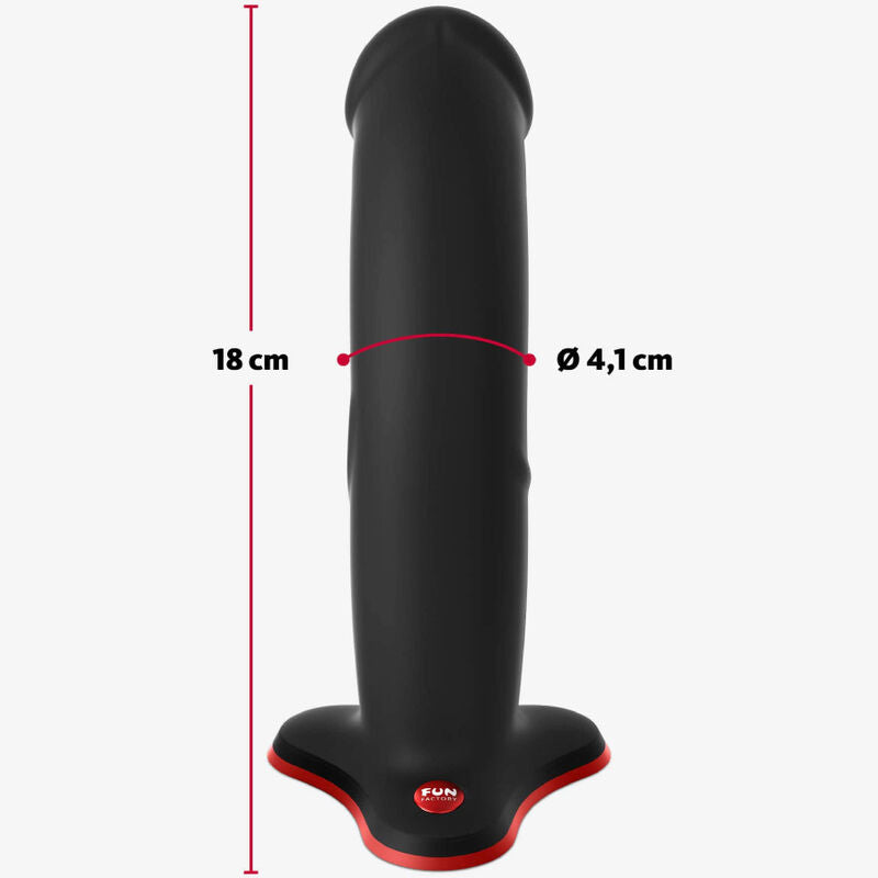 FUN FACTORY - THE BOSS BLACK REALISTIC DILDO