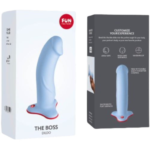 FUN FACTORY - THE BOSS BLACK REALISTIC DILDO