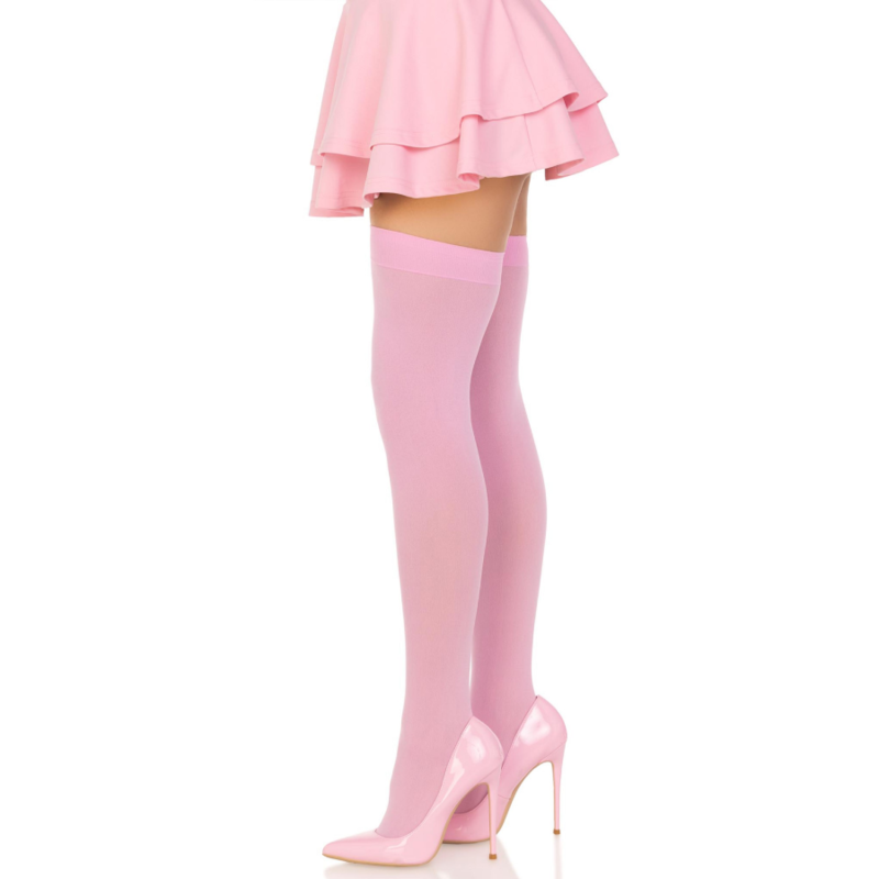 LEG AVENUE - CALZINI IN NYLON ROSA - LEG AVENUE HOSIERY | Lingerie Harness Boutique