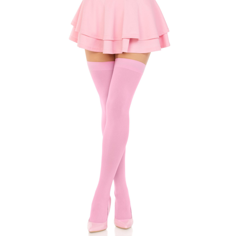 LEG AVENUE - CALZINI IN NYLON ROSA - LEG AVENUE HOSIERY | Lingerie Harness Boutique
