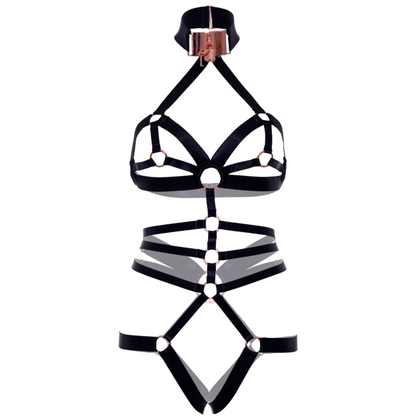 LEG AVENUE - IMBRACATURA ELASTICA SENZA CAVALLO - LEG AVENUE KINK | Lingerie Harness Boutique