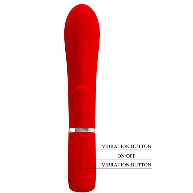 PRETTY LOVE - VIBRATORE MULTIFUNZIONE G-SPOT THOMAS ROSSO - PRETTY LOVE FLIRTATION | Lingerie Harness Boutique