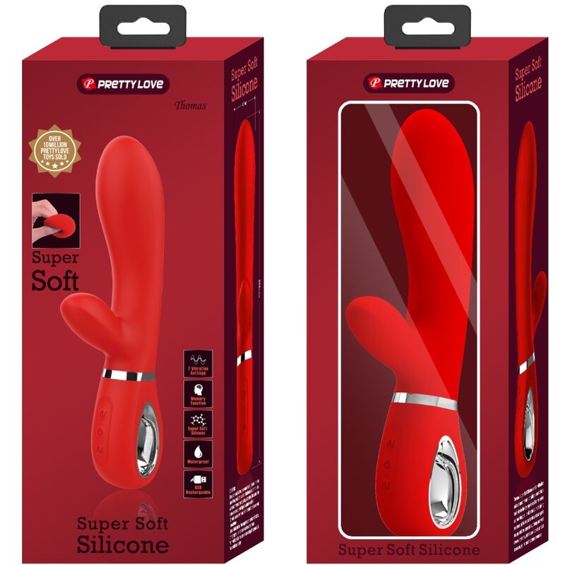 PRETTY LOVE - THOMAS RED MULTIFUNCTIONAL G-SPOT VIBRATOR