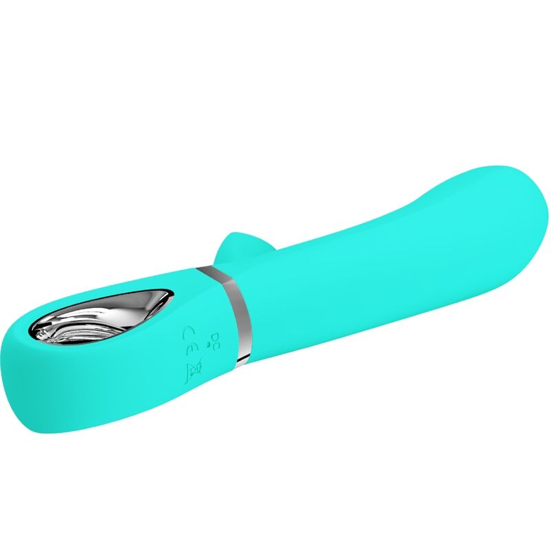 PRETTY LOVE - VIBRATORE MULTIFUNZIONE G-SPOT THOMAS VERDE ACQUA - PRETTY LOVE FLIRTATION | Lingerie Harness Boutique