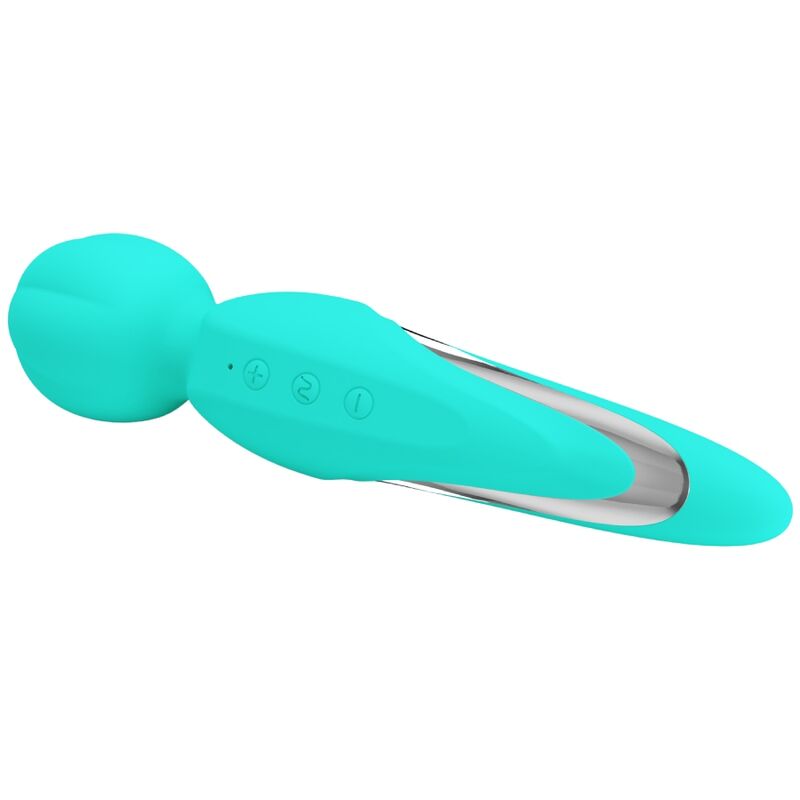 PRETTY LOVE - WALTER VIBRATING WAND AQUA GREEN