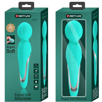 PRETTY LOVE - WALTER VIBRATING WAND AQUA GREEN