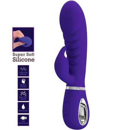 PRETTY LOVE - VIBRATORE MULTIFUNZIONE G-SPOT PRESCOTT VIOLA - PRETTY LOVE FLIRTATION | Lingerie Harness Boutique
