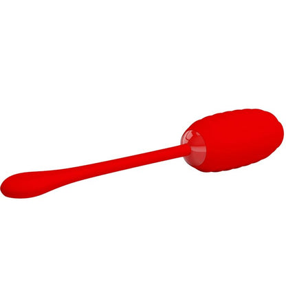 PRETTY LOVE - KIRK RED RECHARGEABLE VIBRATING EGG