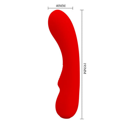 PRETTY LOVE - PRESCOTT RED RECHARGEABLE VIBRATOR