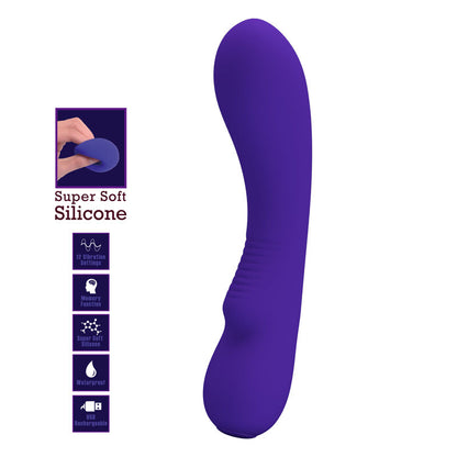 PRETTY LOVE - PRESCOTT PURPLE RECHARGEABLE VIBRATOR