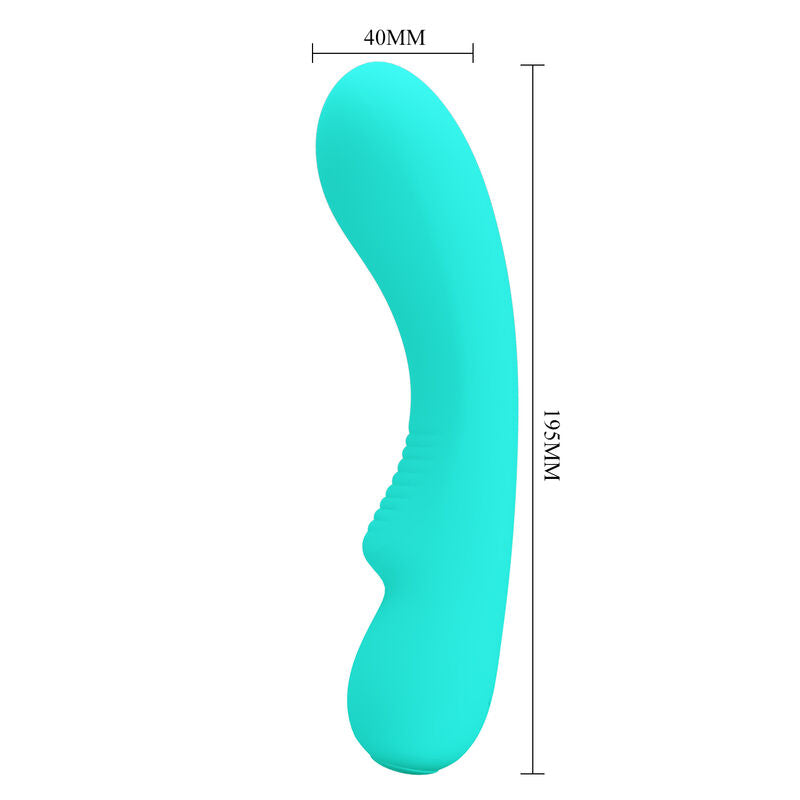 PRETTY LOVE - PRESCOTT RECHARGEABLE VIBRATOR AQUA GREEN