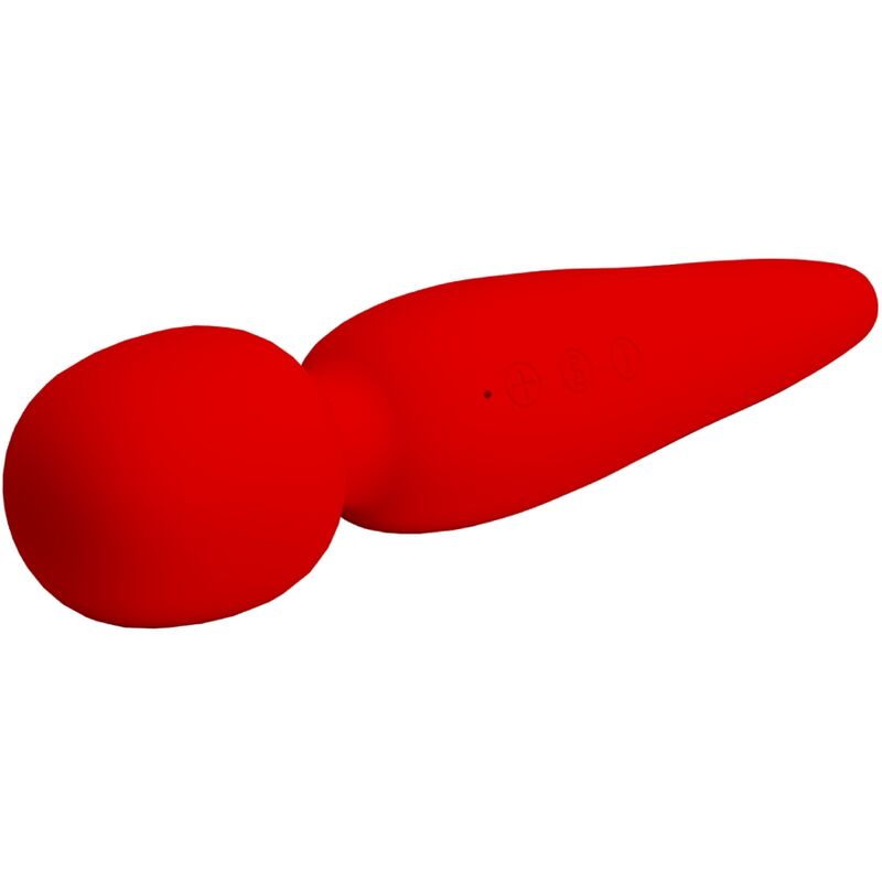 PRETTY LOVE - MASSAGGIATORE MEREDITH 12 MODALIT DI VIBRAZIONE ROSSO - PRETTY LOVE SMART | Lingerie Harness Boutique