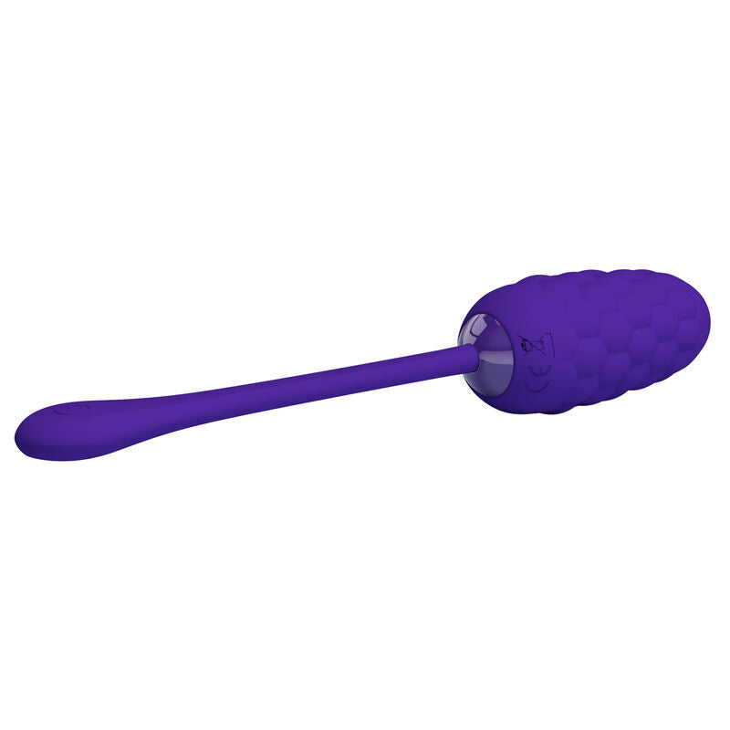 PRETTY LOVE - RECHARGEABLE MARINE TEXTURE VIBRATING EGG PURPLE