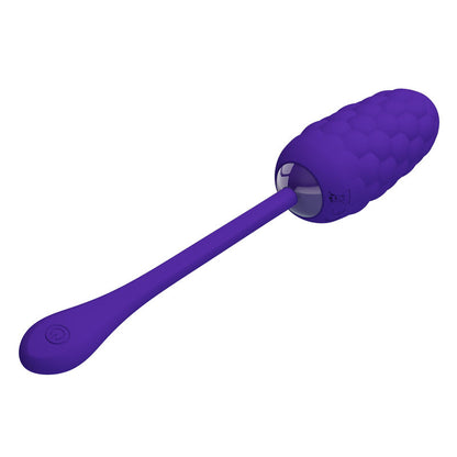 PRETTY LOVE - RECHARGEABLE MARINE TEXTURE VIBRATING EGG PURPLE