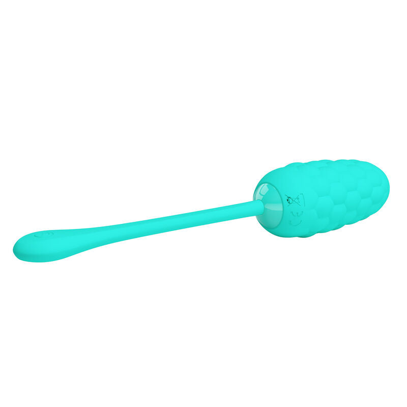 PRETTY LOVE - UOVO VIBRANTE CON TEXTURE MARINA RICARICABILE VERDE ACQUA - PRETTY LOVE SMART | Lingerie Harness Boutique