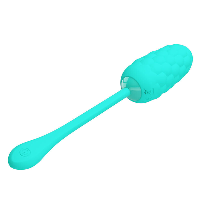PRETTY LOVE - UOVO VIBRANTE CON TEXTURE MARINA RICARICABILE VERDE ACQUA - PRETTY LOVE SMART | Lingerie Harness Boutique