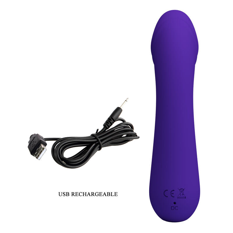 PRETTY LOVE - VIBRATORE RICARICABILE CETUS VIOLA - PRETTY LOVE SMART | Lingerie Harness Boutique