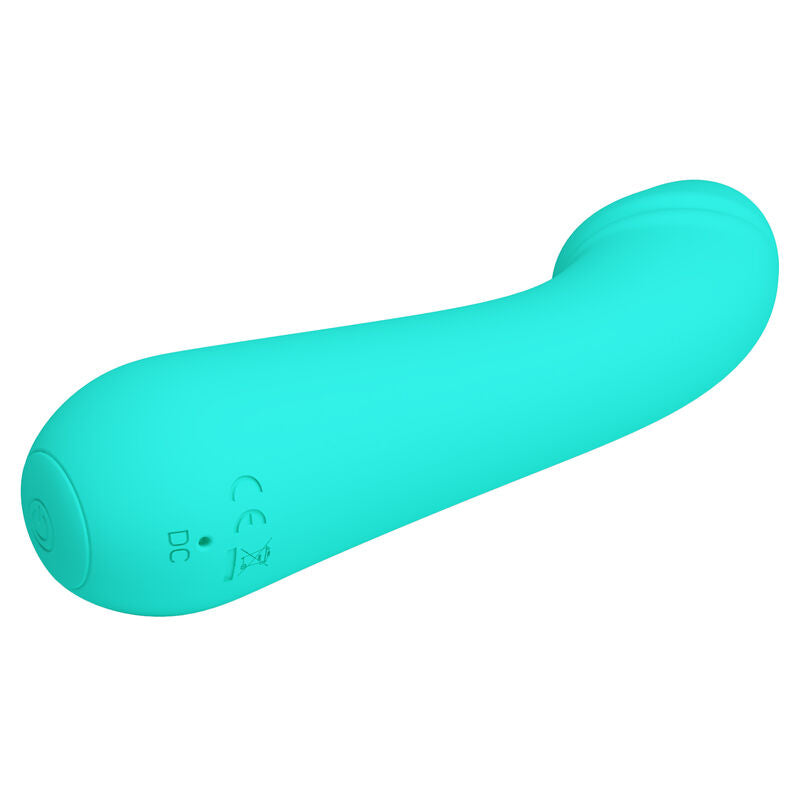 PRETTY LOVE - RECHARGEABLE VIBRATOR CETUS AQUA GREEN