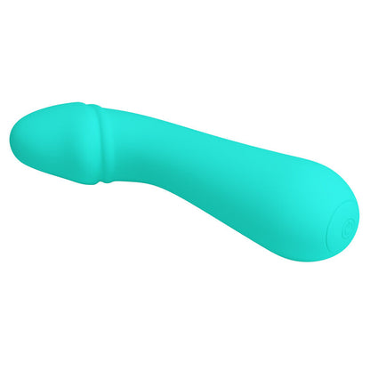 PRETTY LOVE - RECHARGEABLE VIBRATOR CETUS AQUA GREEN