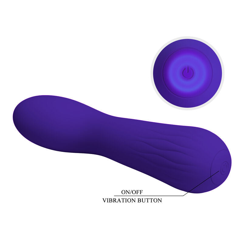 PRETTY LOVE - FAUN PURPLE RECHARGEABLE VIBRATOR