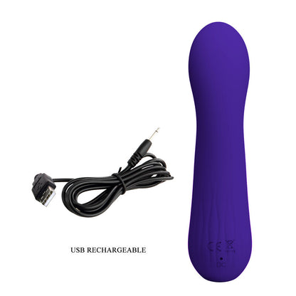 PRETTY LOVE - FAUN PURPLE RECHARGEABLE VIBRATOR